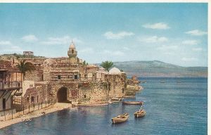 Tiberias rond 1920. Foto: Wikipedia